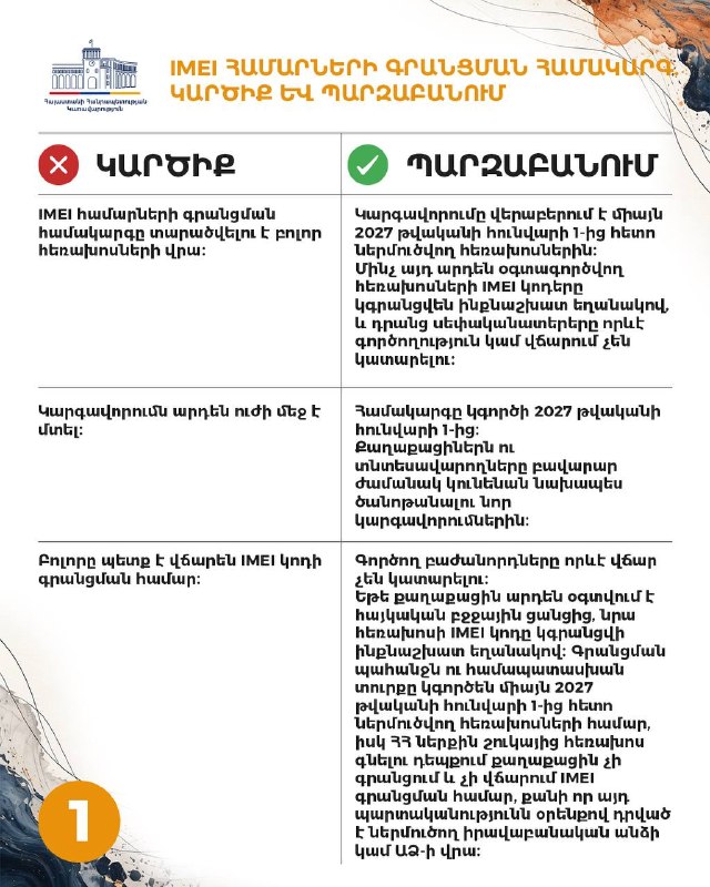 В Армении внедрят систему регистрации IMEI-номеров: что изменится для жителей Масиса