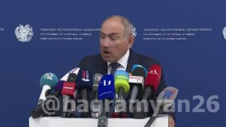 Никол Пашинян выступает с заявлением о национализации «Араратцемента» в Масисе