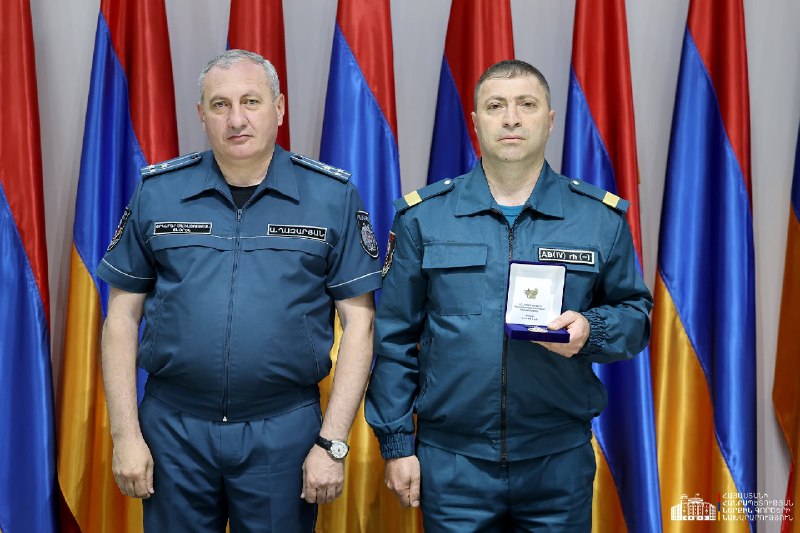 Спасатели из Масиса награждены за поиски на реке Памбак